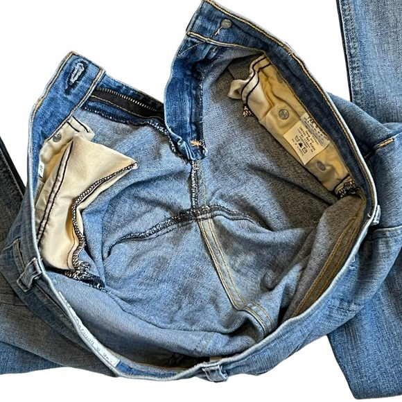 Rag & Bone Women’s Sz 28 Mid Rise Skinny Distressed Denim Jeans - Picture 10 of 12
